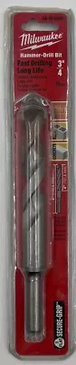 Milwaukee  48-20-8845 3/4  X 4  X 6  L. Carbide 3-Flat Masonry Drill Bit Germany • $9.95