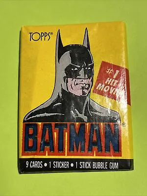 1989 Topps Batman (1st Series) Trading Cards. (1) Sealed Wax Pack. Vintage! • $2.49