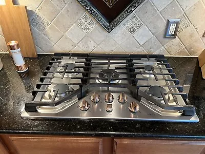 GE Cafe CGP95303MS2 30  Stainless Natural Gas 5 Burner Cooktop #131980 • $1050