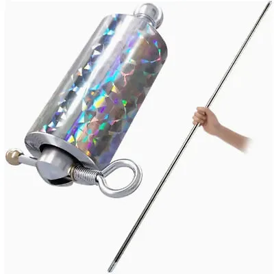 Pocket Size Magic Telescoping Cane Steel Expandable Portable Toys Magician Props • £9.40