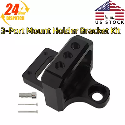 For MAC AEM Boost Controller Solenoid Valve Mount Holder Bracket Kit 3 Port • $21.99