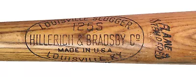 Louisville Slugger Hillerich & Bradsby 125S Flame Tempered Bat Mickey Mantle 33  • $79.95