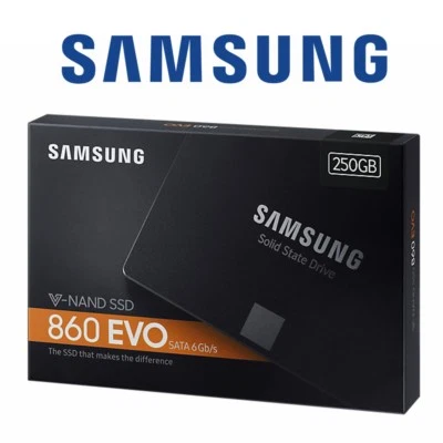 $69.95 • Buy SSD SamSung 870 Evo 250GB Solid State Drive Laptop 2.5  SATA III MZ-77E250BW New