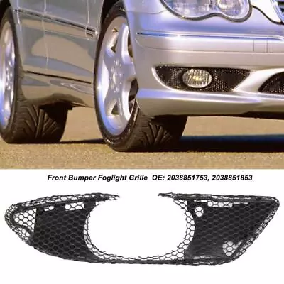 Front Bumper Foglight Grille For C Class W203 C230 C240 Pair • $99.89