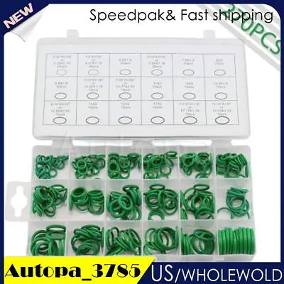 270PCS Rubber Seal O-Ring Washer Assortment Kit Hydraulics Air Gas Oil GREEN US • $2.45