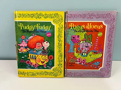 Lot Of 2 Vintage Upsy Downsy Storybooks By Mattel 1969 • $15