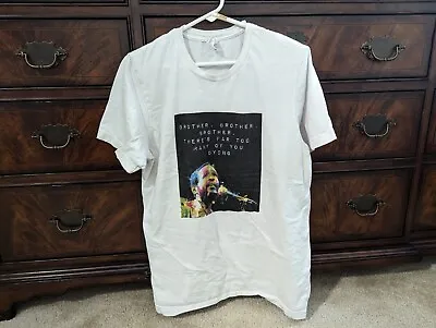 Marvin Gaye Bella + Canvas Shirt Mens Large White Graphic Print Men's • $12