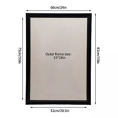 24 X33  LED Backlit Movie Poster Art Picture Frame Light Box Dispaly Wall Mount • $57