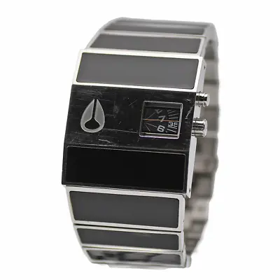 Nixon Watch The Rotolog Direct Time Technology Black No Box And Links • $158