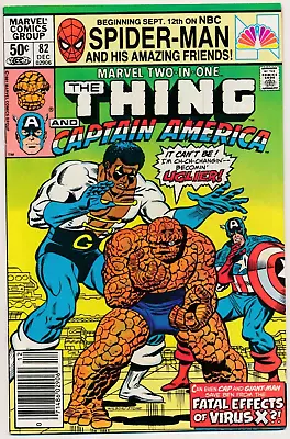 Marvel Two-In-One (Marvel 1974 Series) #82 VF Thing And Captain America • $2.74