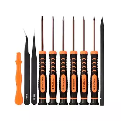 TECKMAN 10 In 1 Torx Screwdriver Set With T3 T4 T5 T6 T8 T10 Security Torx Bi... • $15.31