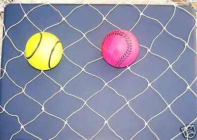 20' X 8'  Baseball Softball Soccer Barrier Backstop Nylon Netting  2 -Mesh #15 • $31.95