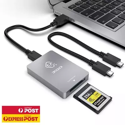 Rocketek CR326 USB 3.1 Gen 2 CFexpress Type B / XQD Card Reader Writer 10Gbps • $89