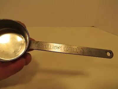 Hellick's Coffee Easton PA Metal Scoop   Vintage  Very Rare • $24.96