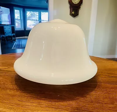 Vintage Antique Large Milk Glass School House Glass Shade • $27