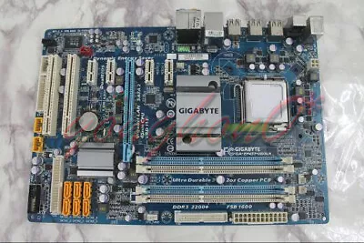 1PCS USED Gigabyte GA-EP45T-UD3LR ATX LGA775 DDR3 Desktop Motherboard Intel P45 • $90.57