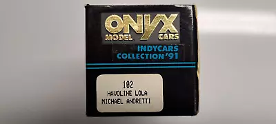 1991 - # 182 Havoline Lola Michael Andretti - 1/43 Onyx Indycar Box. No Car • $6