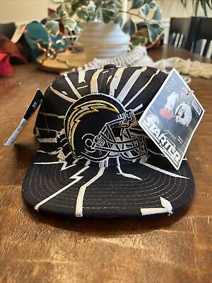 NWT Vintage Starter San Diego Chargers Collision Snapback Hat NFL • $200