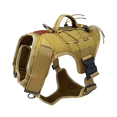 ALBCORP Tactical Dog Vest Harness – Military K9 Dog Training Vest – Working Dog • $28.95