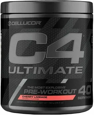 Cellucor C4 Ultimate Pre Workout Powder (40 Servings) Cherry Limeade **CLUMPY** • $39.99