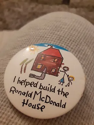 Ronald McDonald House Vintage Badge  • £4.25