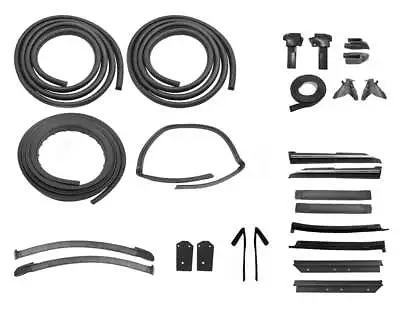 1985-1986 Mustang Convertible Weatherstrip Rubber Seal Kit 25pc - Ford Licensed • $400.70