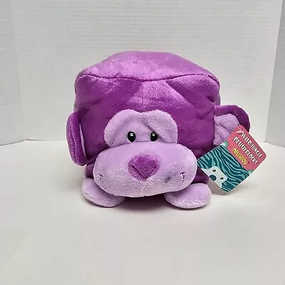 Rare Jungle Plush Blocks Monkey Purple 6  Plush 2016 Kellytoy NWT • $7.99