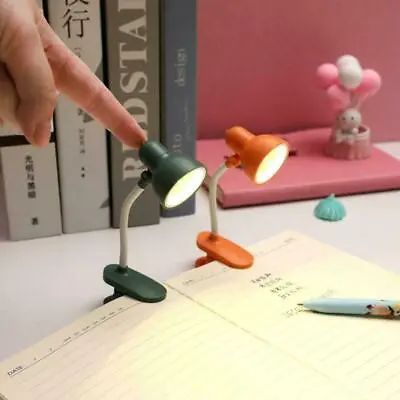 Mini LED Table Lamp Foldable Desk Light Battery Operated Lamp Book Reading R1M6 • $4.12