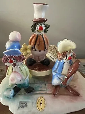 Zampiva Italy Three Clowns Figurine Very Detailed • $19.50