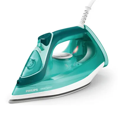 $78 • Buy Philips Electric 2400W/Steam Iron Clothes/Garment Fabric 300ml/29cm Steamer GRN