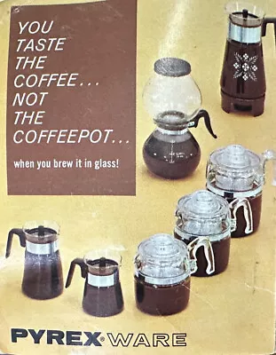 Vintage Pyrex Ware Corning Vacuum Coffee Maker • $81.95