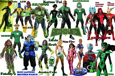 $1650 • Buy Mezco Green Lantern, Arisia, J.cruz, Blue Lantern ~25 Figure Nib Lot & Movies!!