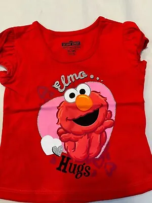 Sesame Street  Elmo Hugs  Fitted Shirt 3t • $12