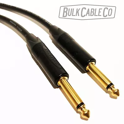 3 FT - Mogami 3082 Speaker Cable - Neutrik Gold Straight Ends - Amp To Cabinet • $33.50