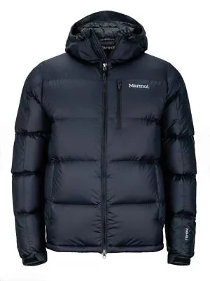 Marmot Guides Down Hoody MENS Jacket 700 Fill 73060-1337 Jet Black • $200