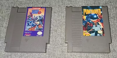 Mega Man 3 Punch Out Nintendo NES Tested Working See Pictures  • $49.99