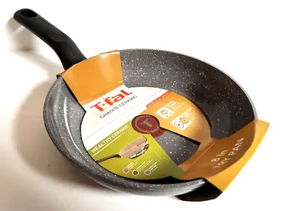 T-Fal Granite Ceramic 8  Fry Pan Skillet With Even Heat Base New • $32.90