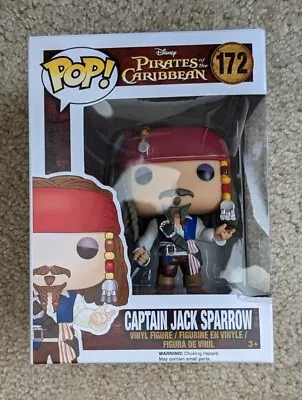 Funko - Pirates Of The Caribbean - Captain Jack Sparrow Pop #172 • £97.30