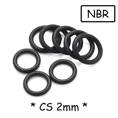 £1.43 • Buy Seals® O Rings - 2,0 Mm Cross Section Nitrile NBR Black Rubber Metric O-Ring
