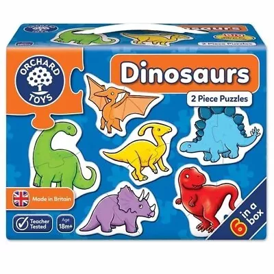 £5.99 • Buy Orchard Toys Dinosaurs - 6x2pc Jigsaw Puzzle