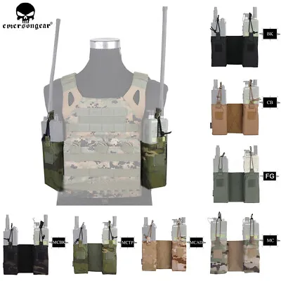 Emerson MBITR Radio Accessory Pouch Magazine Pouch Mag Carrier For JPC AVS Vest • £20.09