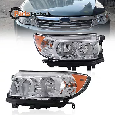 Headlights Headlamps Driver & Passenger Side  PairFor 2006-2008 Subaru Forester  • $243.84