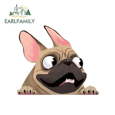 $3.99 • Buy EARLFAMILY 5.1'' Fawn French Bulldog Car Sticker Pet Dog Animal Vinyl Decal