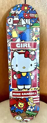 NEW With Tag GIRL SKATEBOARDS MIKE CARROLL HELLO KITTY 35th Anniversary Deck • $125