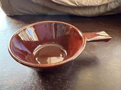 1950's Marcrest Daisy Dot Bowl With Handle Oven Proof -No Chips/Cracks USA • $10