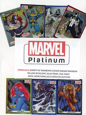 2023 Marvel Platinum MULTIPLE PARALLELS Rainbows/Cover Variant Rainbows YOU PICK • $2