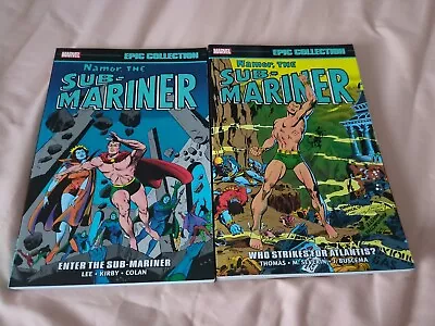 Namor  The Sub-Mariner Epic Collection Vol 1 & Vol 3 Tpb Sc • $75