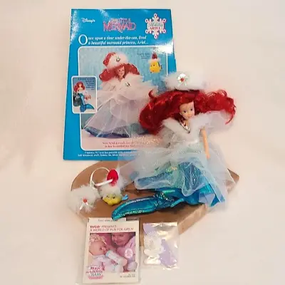 VTG 1991 The Little Mermaid Ariel Doll Special Holiday Edition Tyco 9.5  (READ) • $19.75