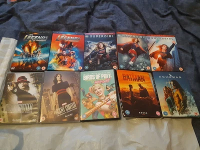 £10.99 • Buy TV & Movie DC/Marvel DVD Bundle Inc DC's Legends Of Tomorrow, Supergirl, Batman