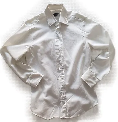 H&M Mens Medium Men Dress Shirt Button Down Long Sleeve Slim Fit Premium Cotton • $15